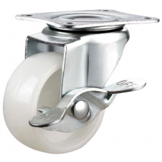 NYLON CASTERS - SWIVEL (40mm & 50mm) (BRAKED) 